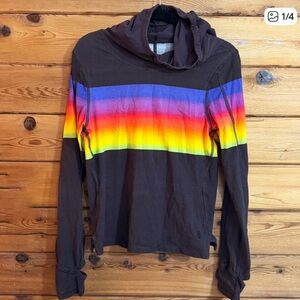 Free People FP Movement Final Call Colorblock Hoodie